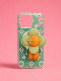 Mint LV Floral pop case