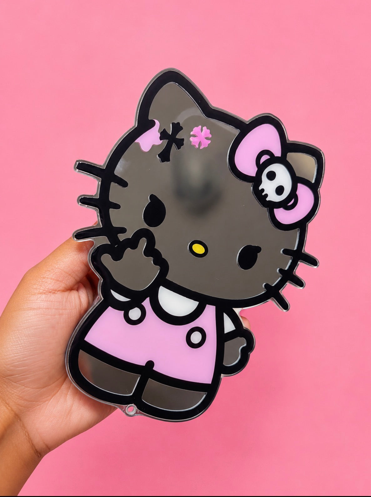 Sliding Hello kitty mirror case